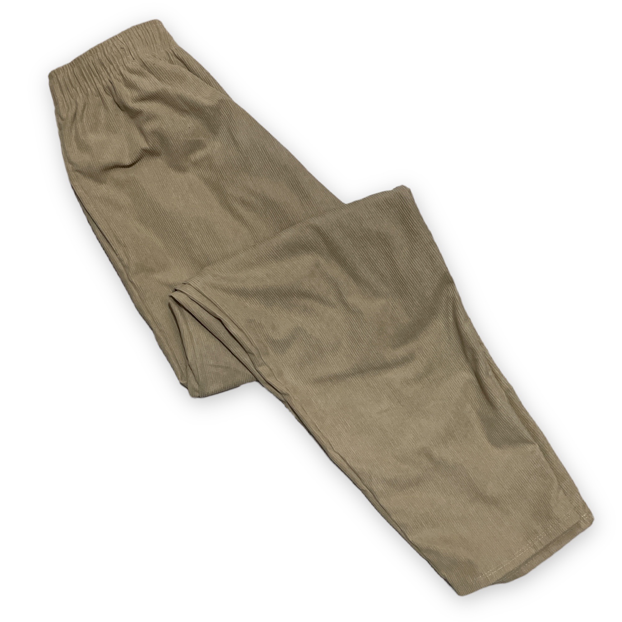 R&P: Drawstring Plain Waffle Knit Pants for Men