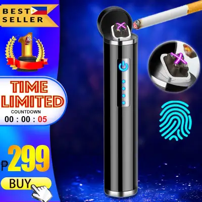 MINI Dual Arc Lighter USB Rechargeable Zippo Style Windproof Plasma Arc Electronic Electric Lighter