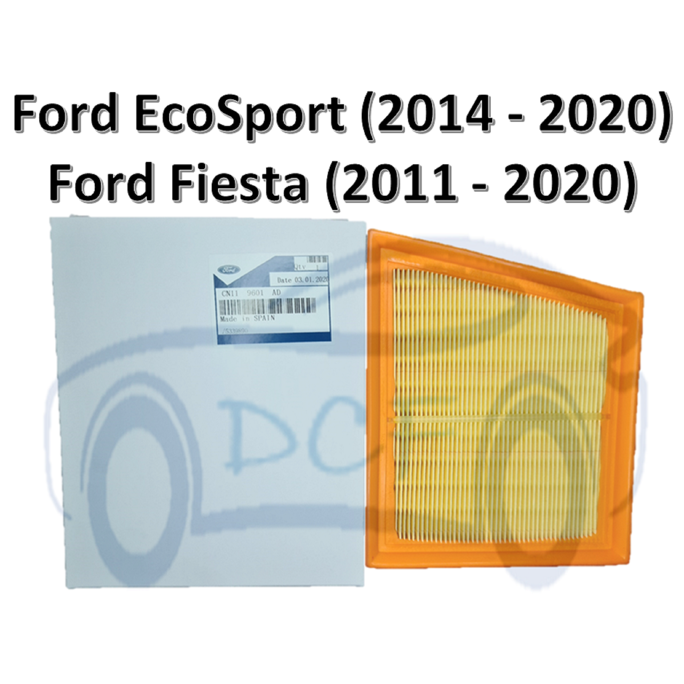 FORD AIR FILTER FORD EcoSport (2014 2018) and FORD Fiesta (2011