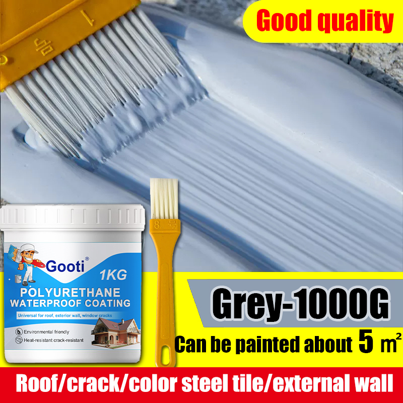 【Free Brush】1000G Waterproof Sealant For Roof Polyurethane Waterproof ...