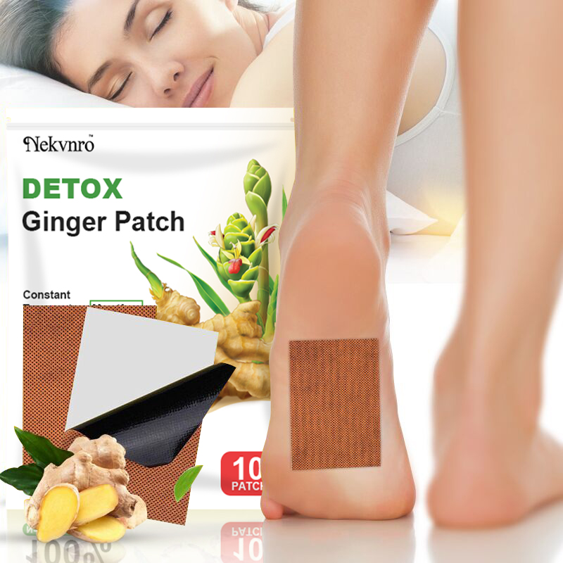 100PCS Detox Foot Pads Original Ginger Detox Foot Patch Deep Cleansing