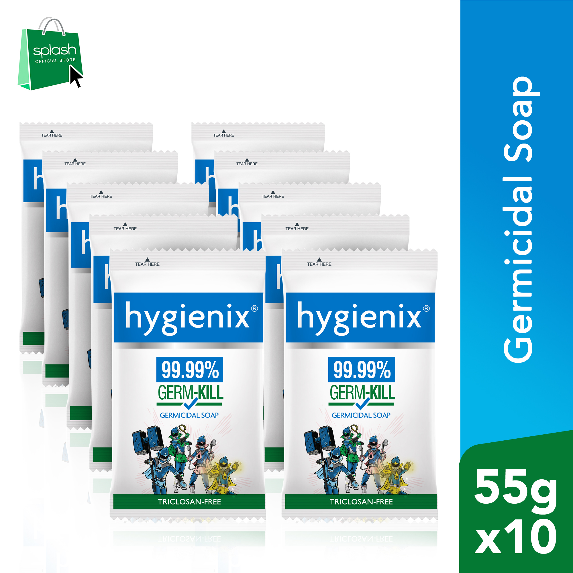 Hygienix Germicidal Soap 55g set of 10 Lazada PH