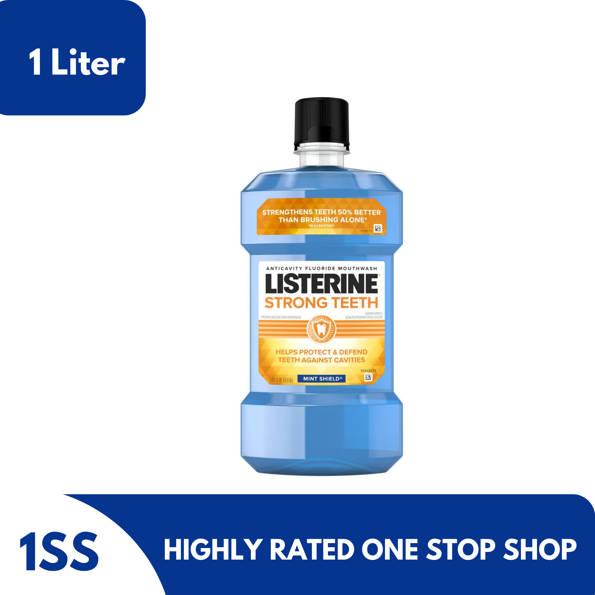 Listerine Strong Teeth Mouthwash, 1 Liter Lazada PH