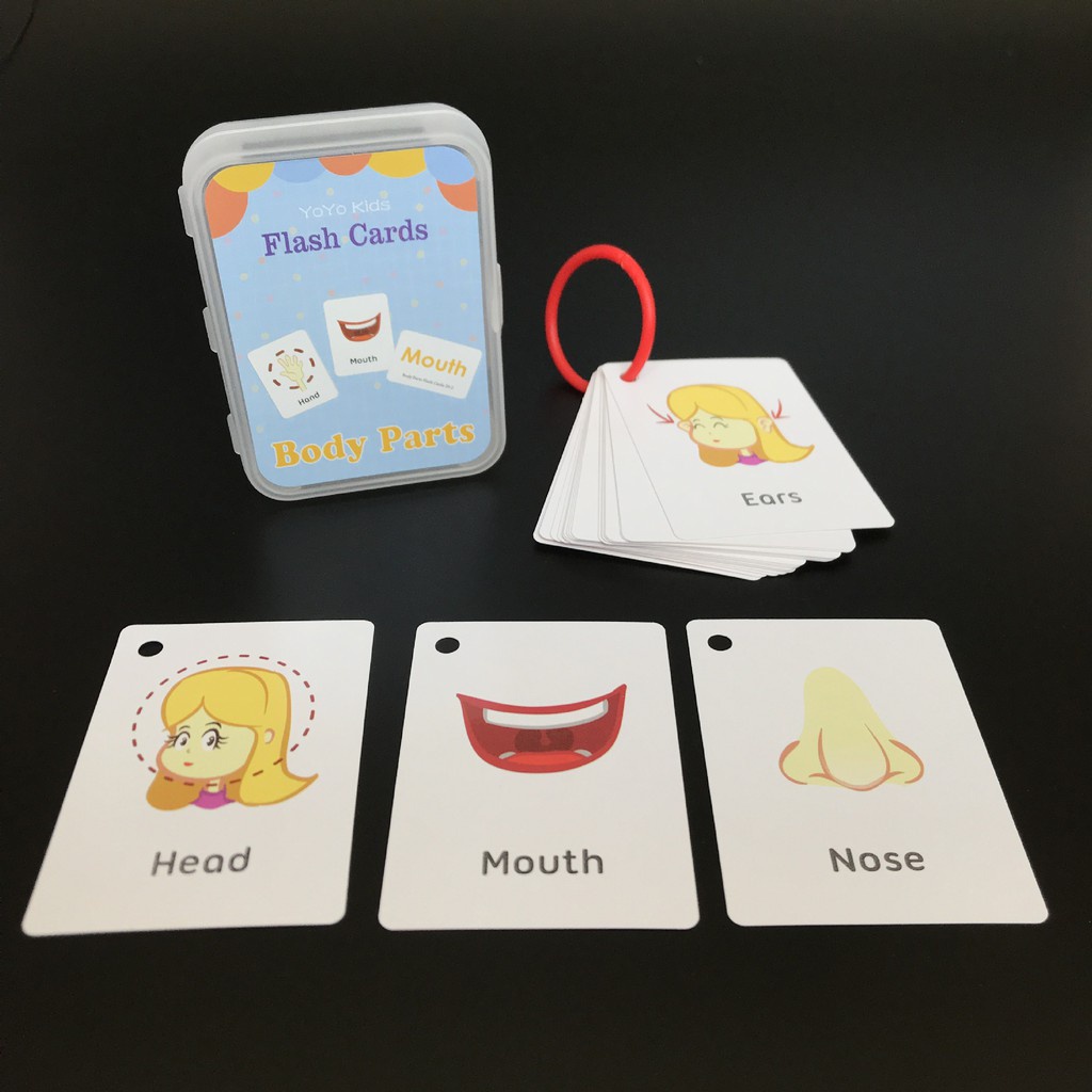 Kids Flash Card English Word Card Children Educational Card Home ...