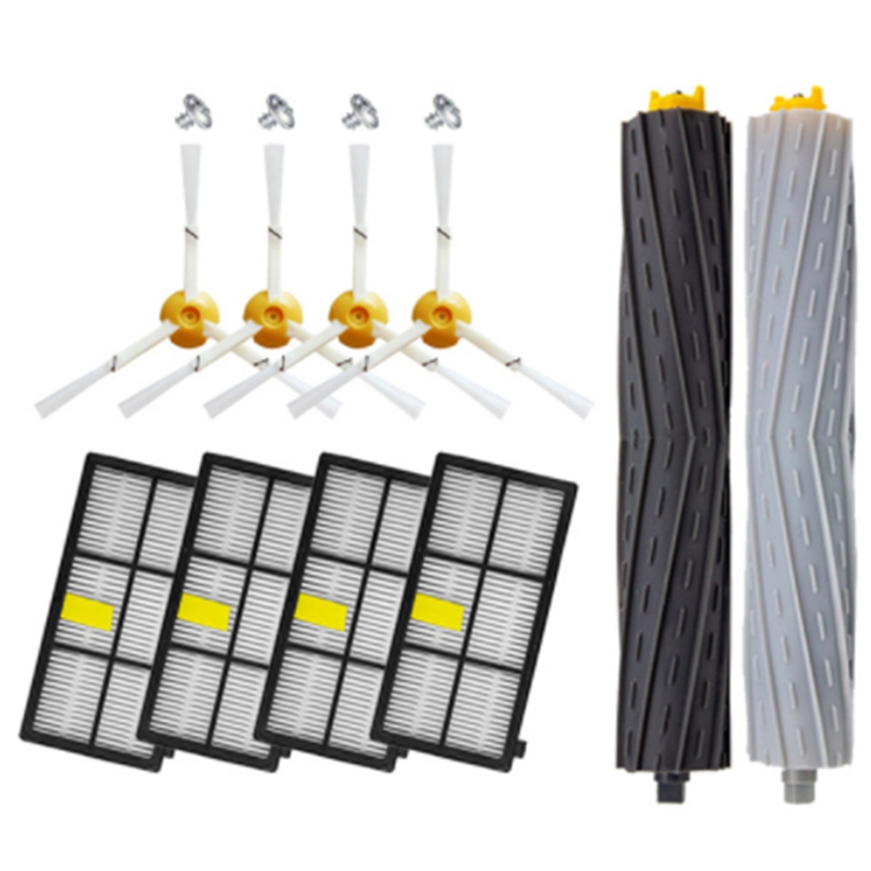 Hepa filters & brushes kit for irobot roomba 800 900 series 860 870 880 890 960 robot vacuum cleaner parts accessories