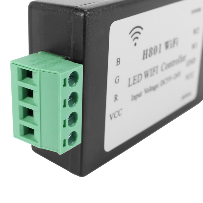 H801 RGBW LED WIFI Controller LED RGB Controller DC5-24V Input for 5050 2835 3528 SMD LED Strip Light Tape Ribbon