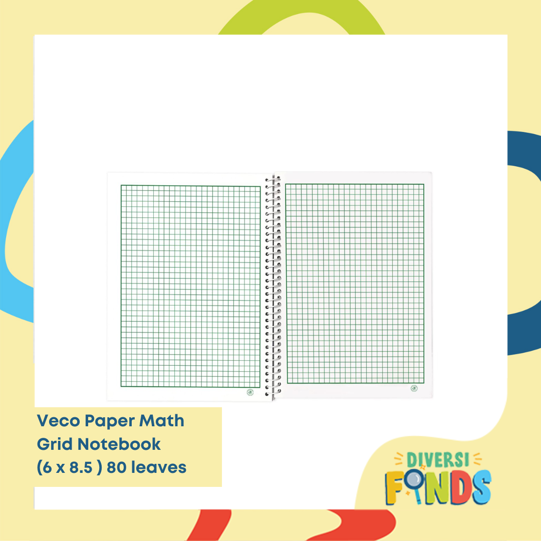 Veco or Vanda Math Notebook - Small 6x8.5