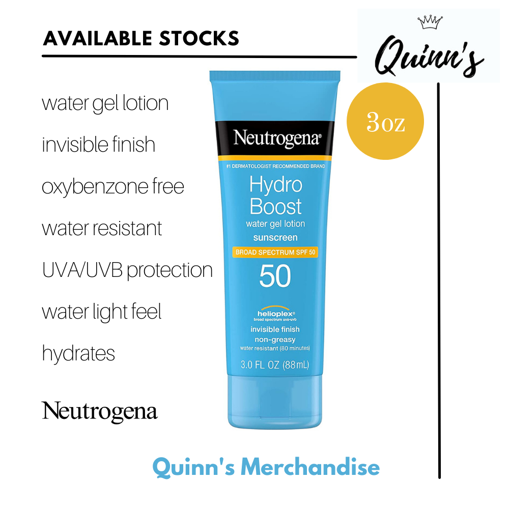 Neutrogena Hydro Boost Sunblock SPF 50 EXP 01/2025 Lazada PH