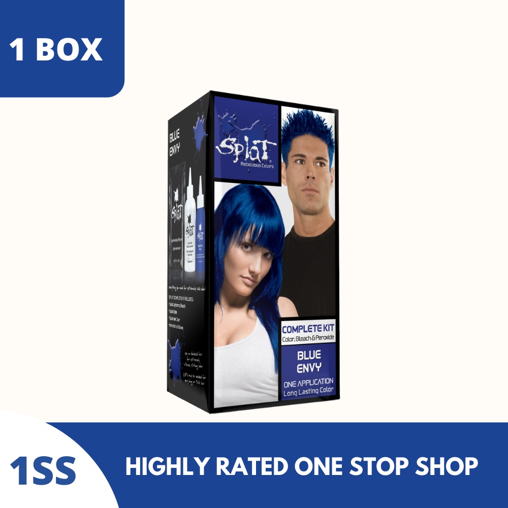 ORIGINAL COMPLETE KIT WITH BLEACH AND SEMI-PERMANENT HAIR COLOR – BLUE ENVY  | Lazada PH