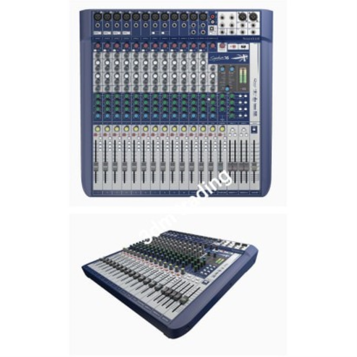 SOUNDCRAFT SIGNATURE 16 ANALOG 16 CHANNEL MIXER WITH ONBOARD LEXICON