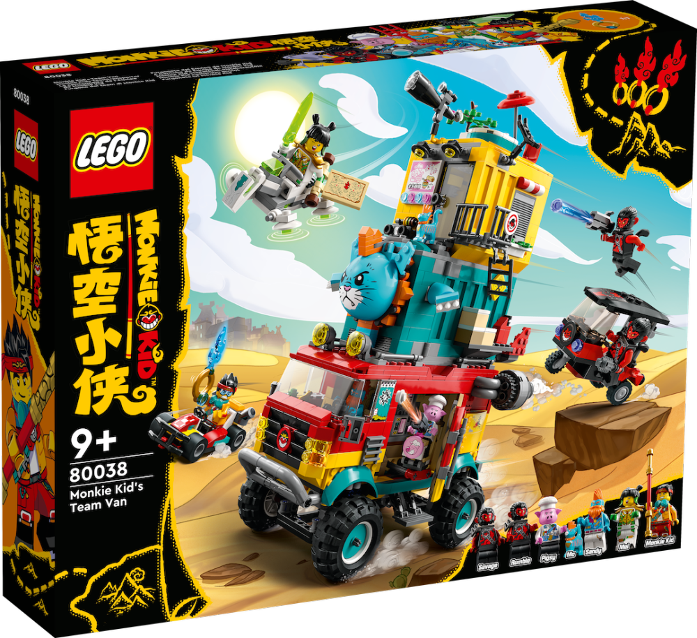 Lego 80038 monkie kid’s team van 8003pcs 9+