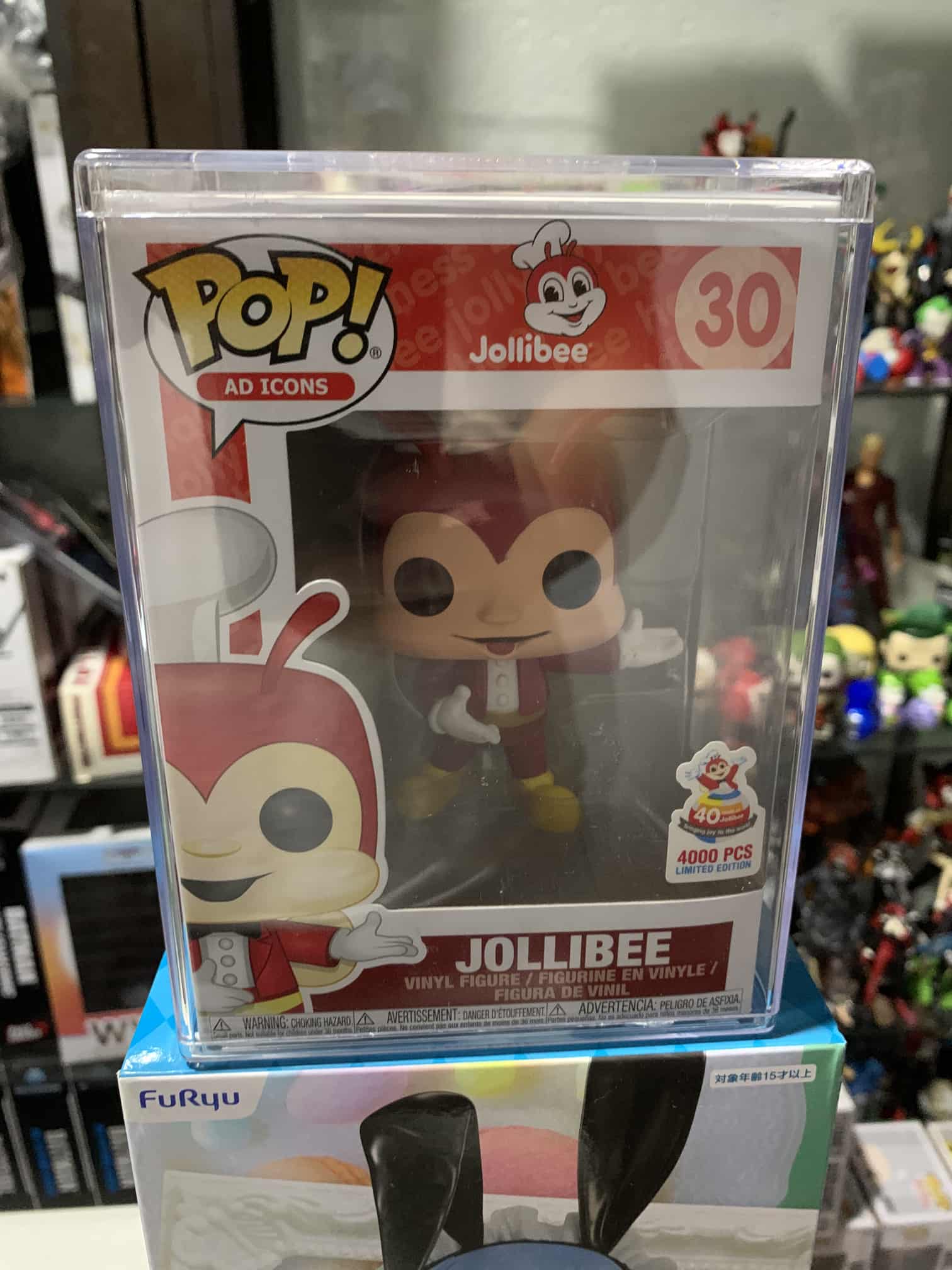 FUNKO POP AD ICONS JOLLIBEE #30 Metallic version New in Box LE 