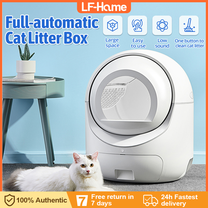 FullyAutomatic Cat Litter Box，Smart Fully Enclosed Selfcleaning