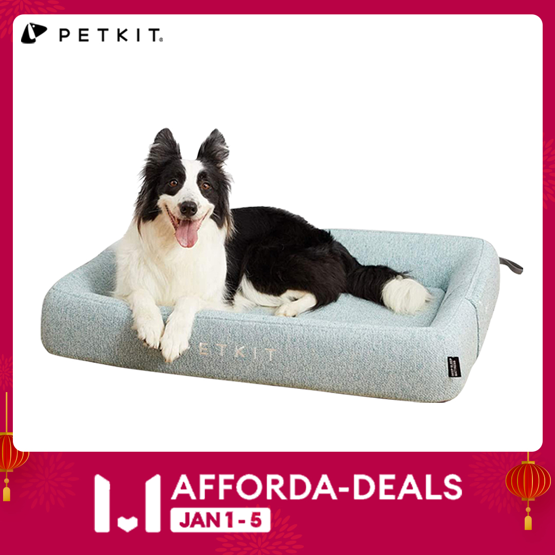 PETKIT Dog Bed for Large Dogs, Cat bed with Removable Washable Cover ...