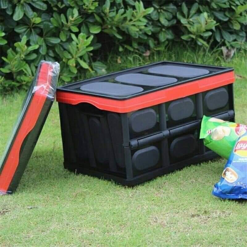 Collapsible Crate Car Backup Plastic Storage Box Lazada PH