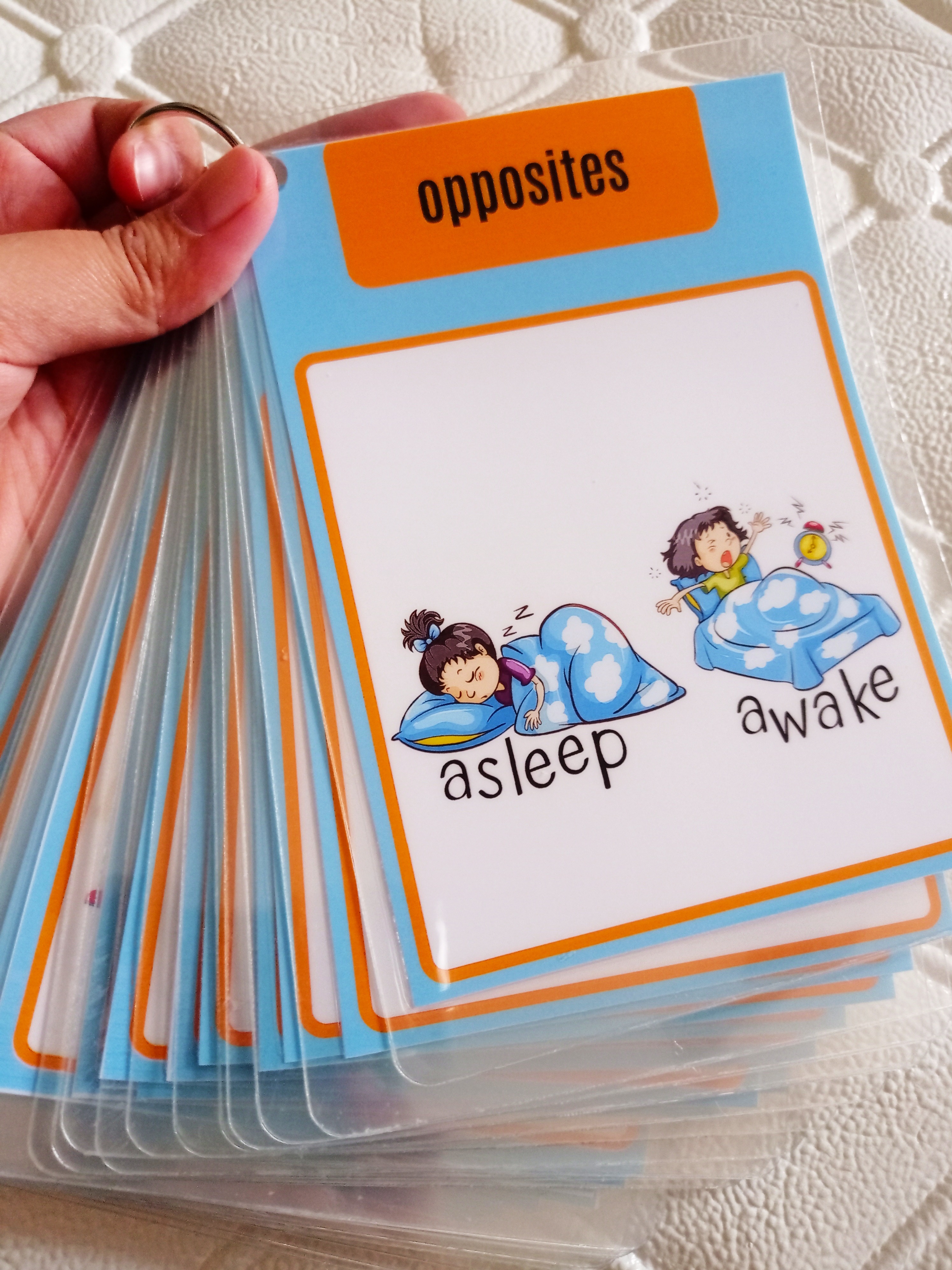 Opposite Flashcards Educational Laminated English Or Tagalog Lazada Ph