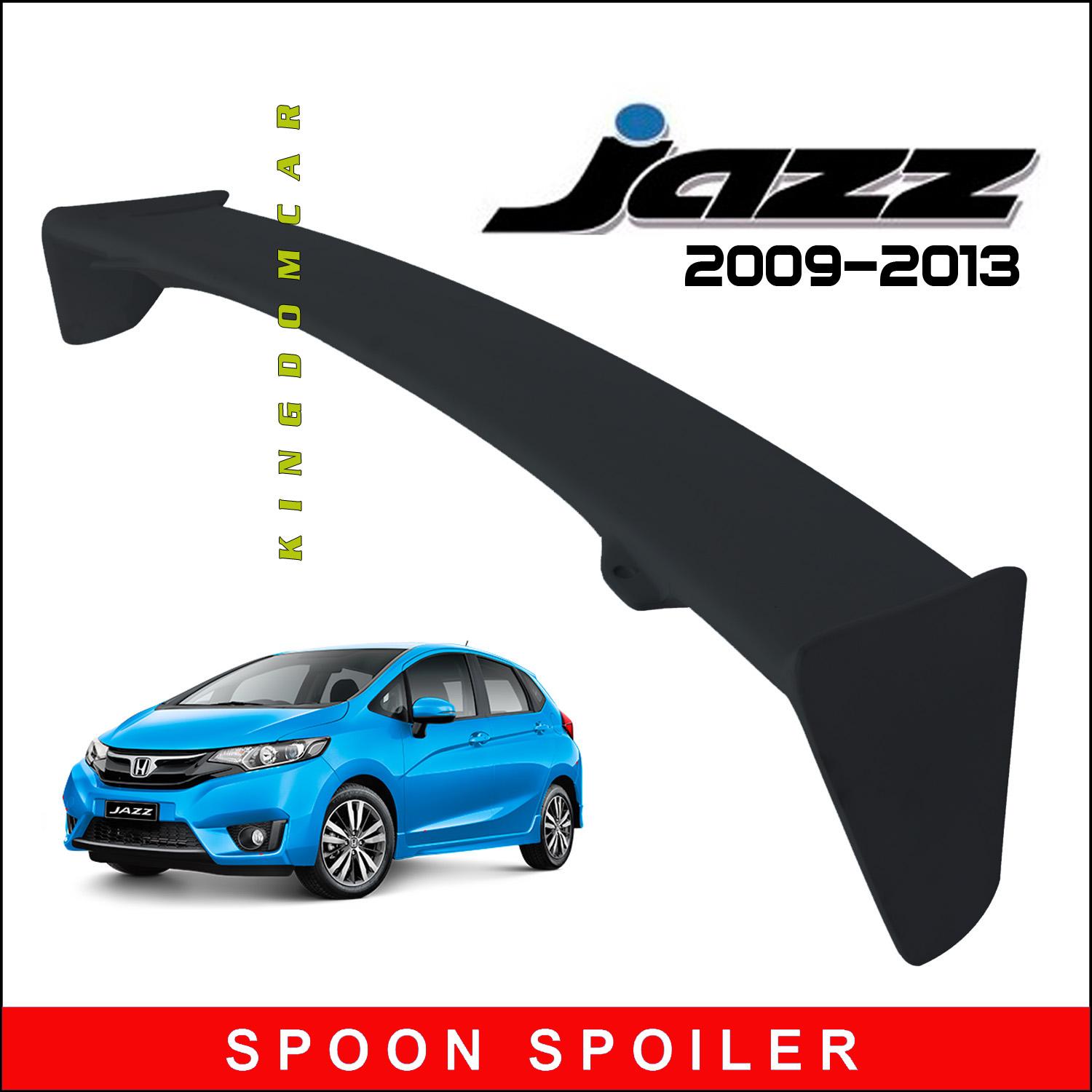 Flat Black Spoon Spoiler For Honda Jazz Ge 2009 2010 2011 2012 2013 Lazada Ph