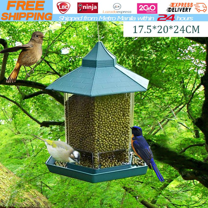 Waterproof Wild Bird Hanging Feeder Outdoor Bird feeders food container