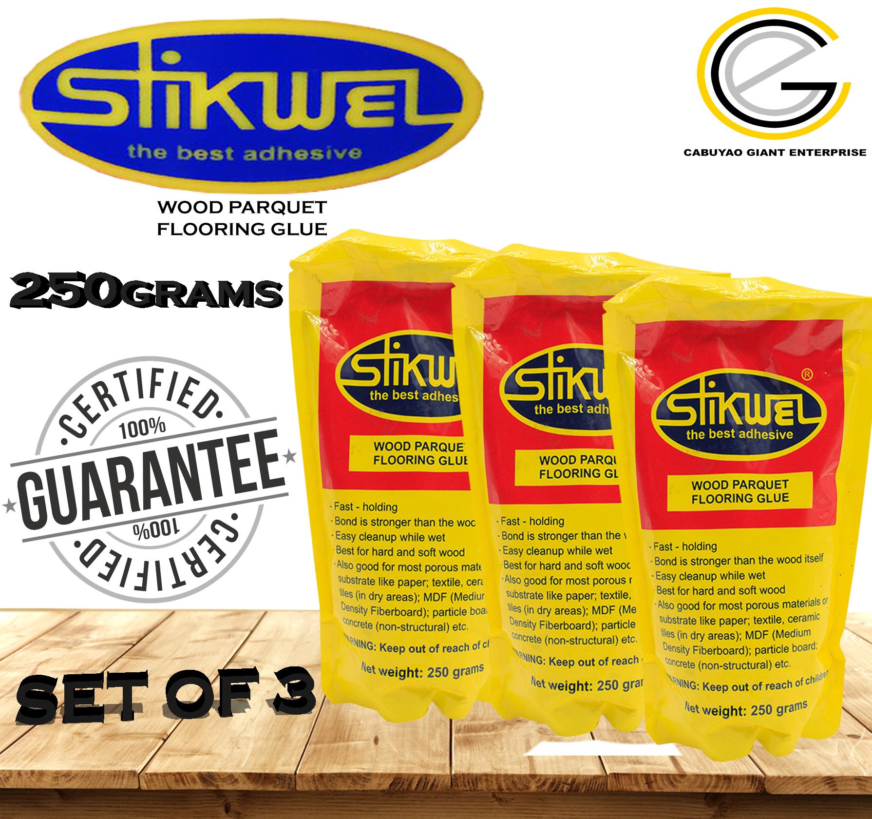 Stikwel Wood Parquet Flooring Glue 250 gram Pouch (3 set) Lazada PH