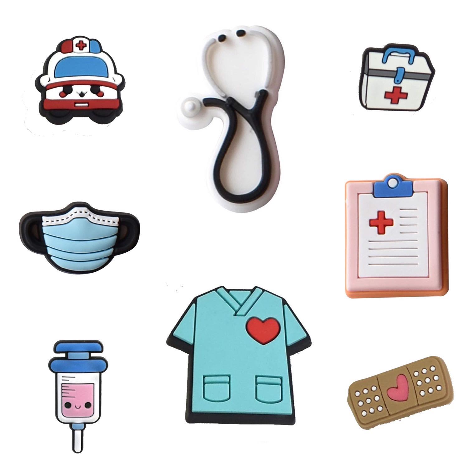 Crocs Jibbitz Medical Designs Jibbitz Charm Set of 3pcs Pick your