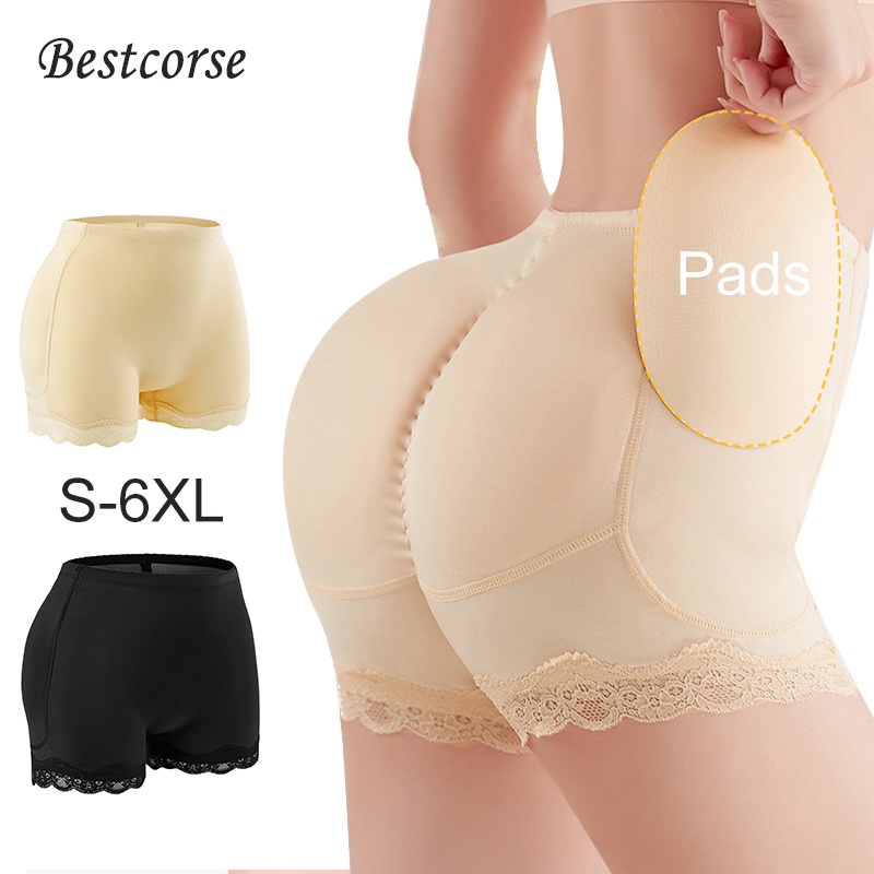 Bestcorse 3Xl Big Hip Pads For Women Buttocks And Hips Padding Panty With  Padding Butt Lifter Shaper Booty Lift But Fake Ass Shapewear Butt Enhancer  Underwear Nude Short Butt Padding Lifting Foam