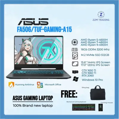 Asus FA506/ASUS-TUF-Gaming-A15 AMD Ryzen 16GB RAM 512GB SSD