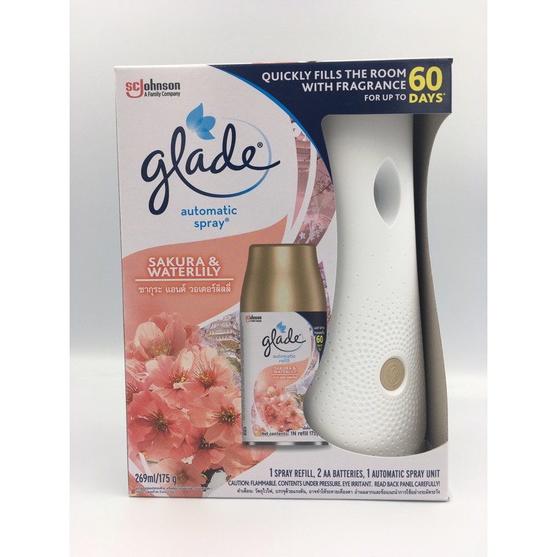 Glade Automatic Spray Starter Set Lavander Vanilla or Ocean Escape or ...