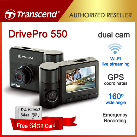 transcend dp550 dashcam