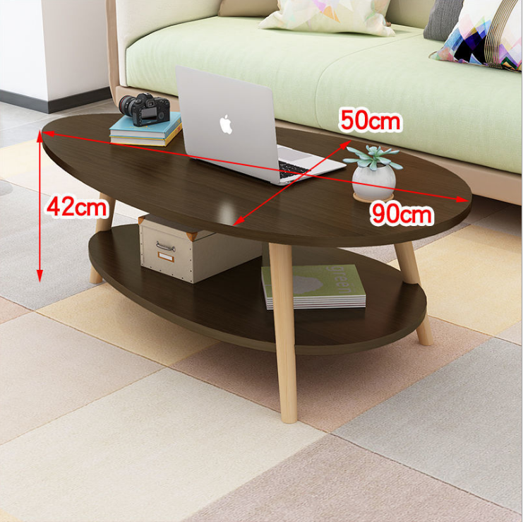 Coffee Table Nordic Center Table Oval ShaPE 85x45cm | Lazada PH