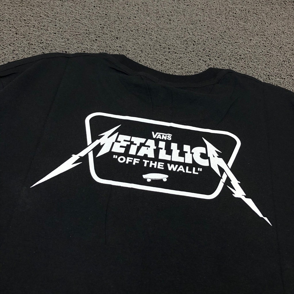 T Shirt Vans X Metallica Black Premium 