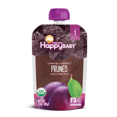 Imported Happy Baby Clearly Crafted Prunes - Stage 1 - 99g