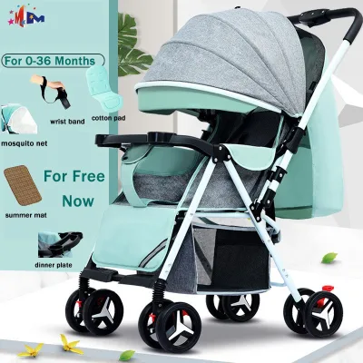 Baby Stroller Lightweight Stroller for baby boys Toddler Walker baby Foldable Washable 0-36 Month Infant stroller