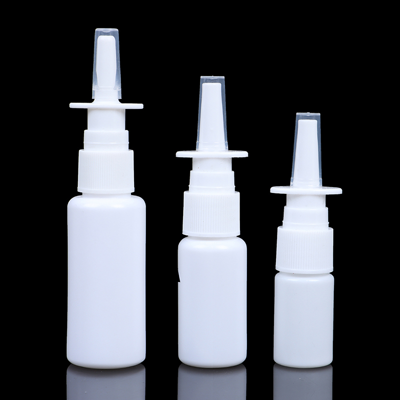 Nofui 10 20ml 30ml Empty Plastic Nasal Pump Spray Bottles Sprayer Mist Nose Refillable