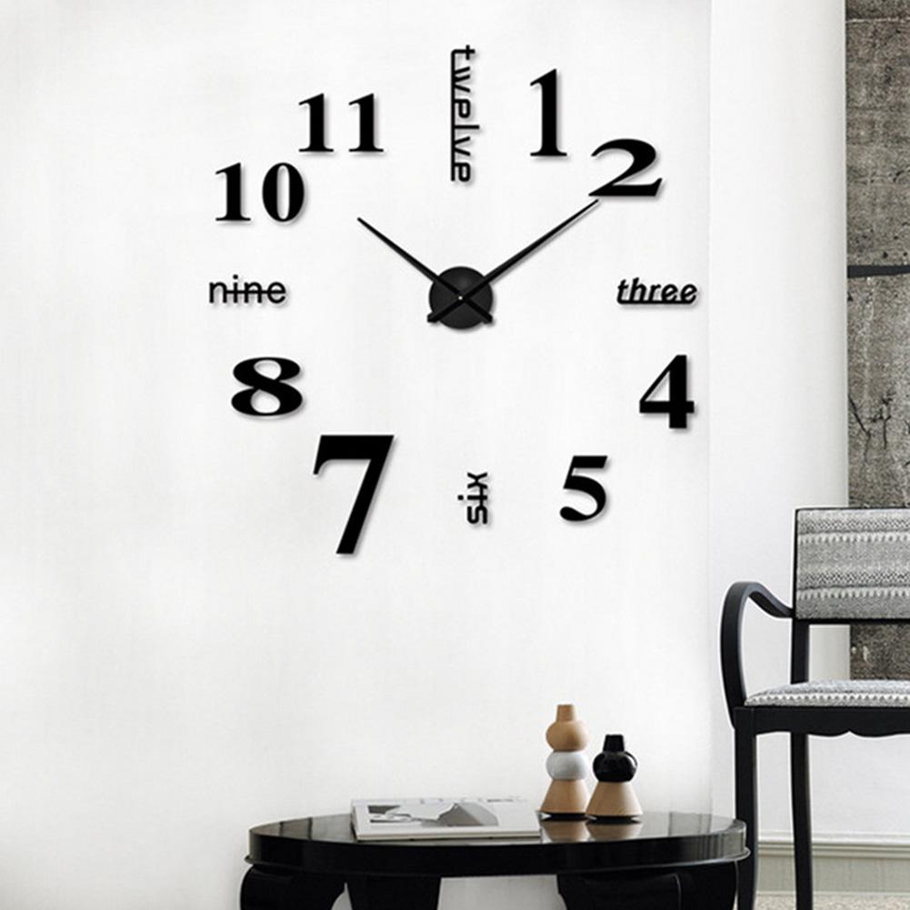 3d Stick On Wall Clock Clk01 Lazada Ph