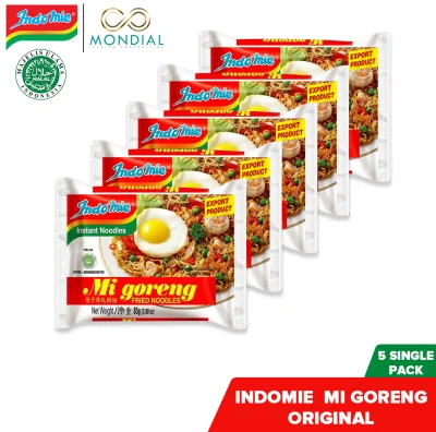 Indomie Mi Goreng Instant Fried Noodles (Original) - 5pcs
