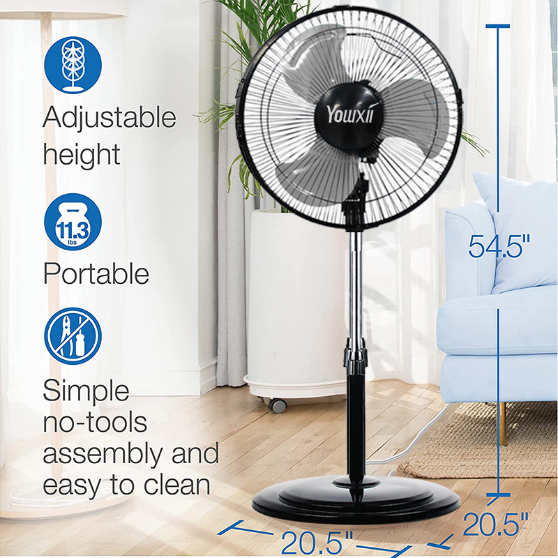 YOWXII🔥 electric vertical fan floor fan 16 inch vertical electric fan