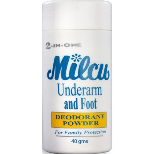 Milcu underarm & foot deodorant powder 40g | Lazada PH