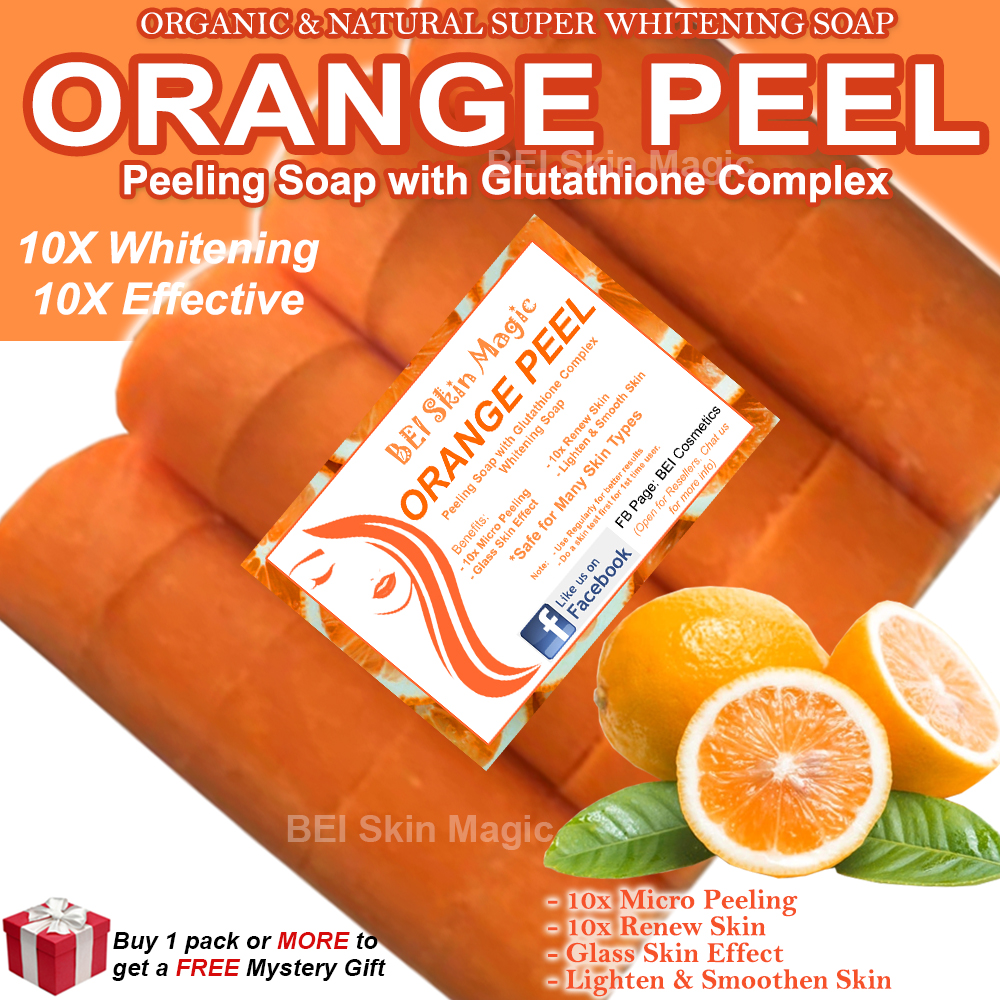 orange peel glutathione soap ORIGINAL] Orange Peel Soap with Glutathione Complex