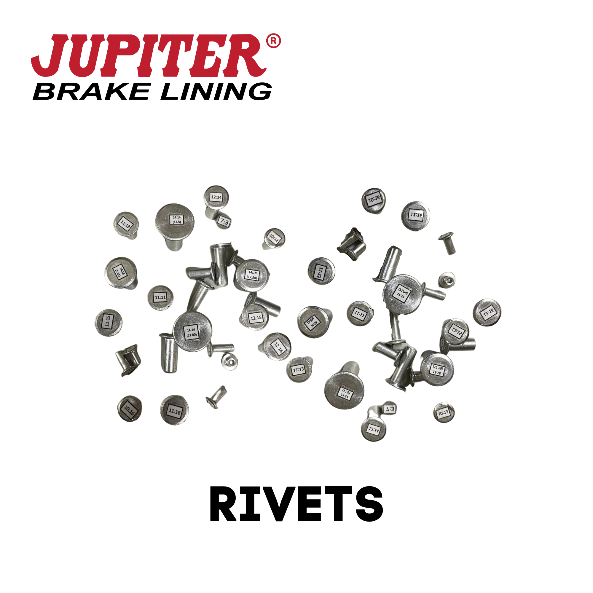 Brake Lining Rivets Sizes