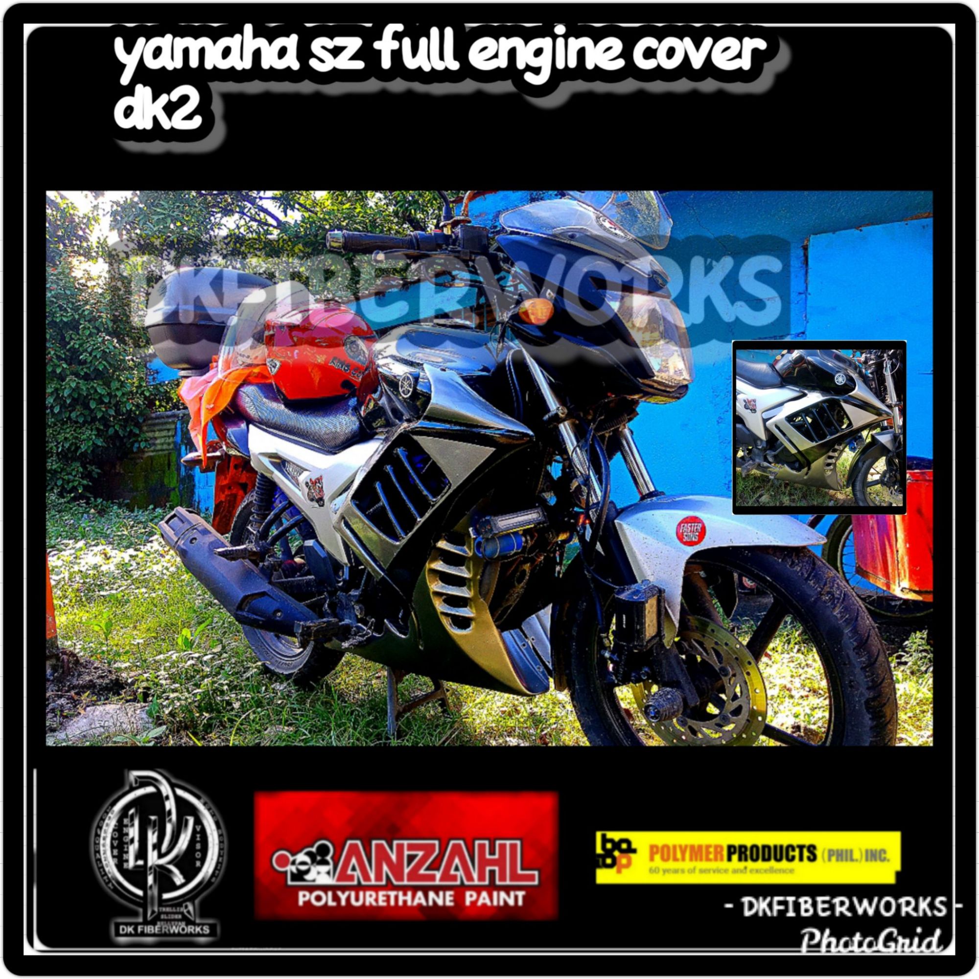 yamaha sz r full engine cover