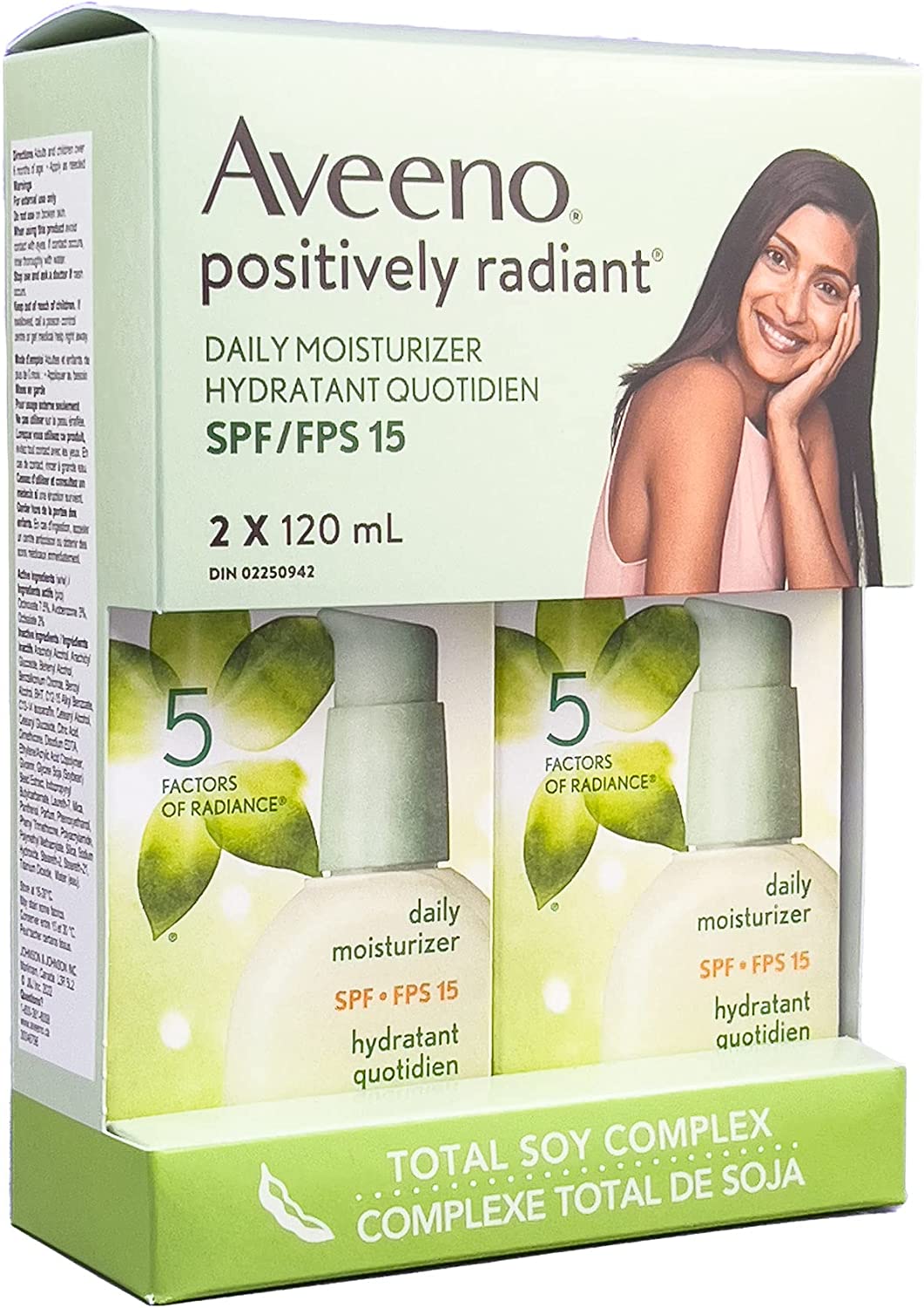 Aveeno Face Moisturizer SPF 15, Facial Cream for Dark Spots, Oil Free