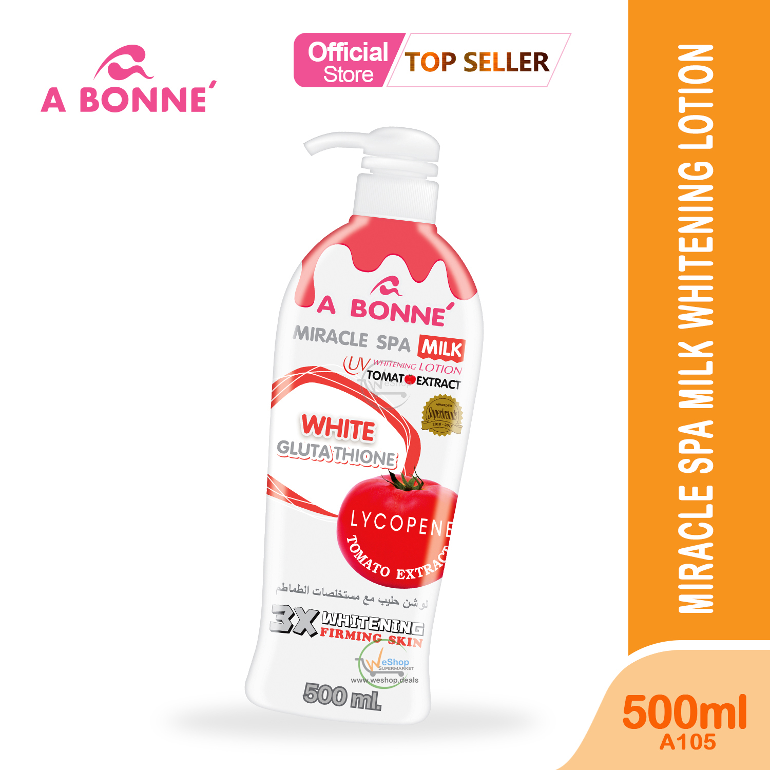 Abonne Whitening Milk Lotion Thailand 500ML Lazada PH