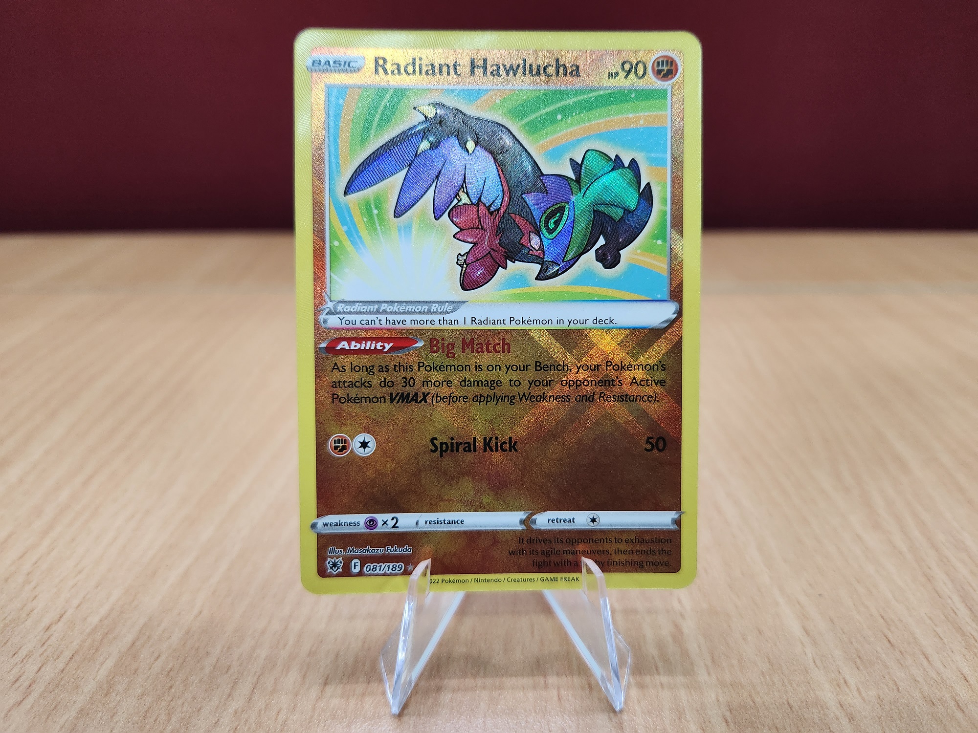 Radiant Hawlucha - 81/189 - Ultra Rare Sword and Shield - Pokemon Card  Singles Family Game Genre 8 Years And Above Recommended Age - Lazada |  Lazada PH