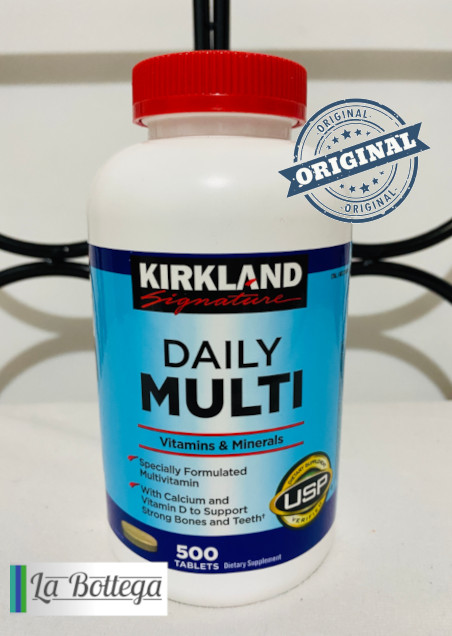 Kirkland Signature Daily Multi Vitamins &amp; Minerals 500 Tablets | Lazada PH