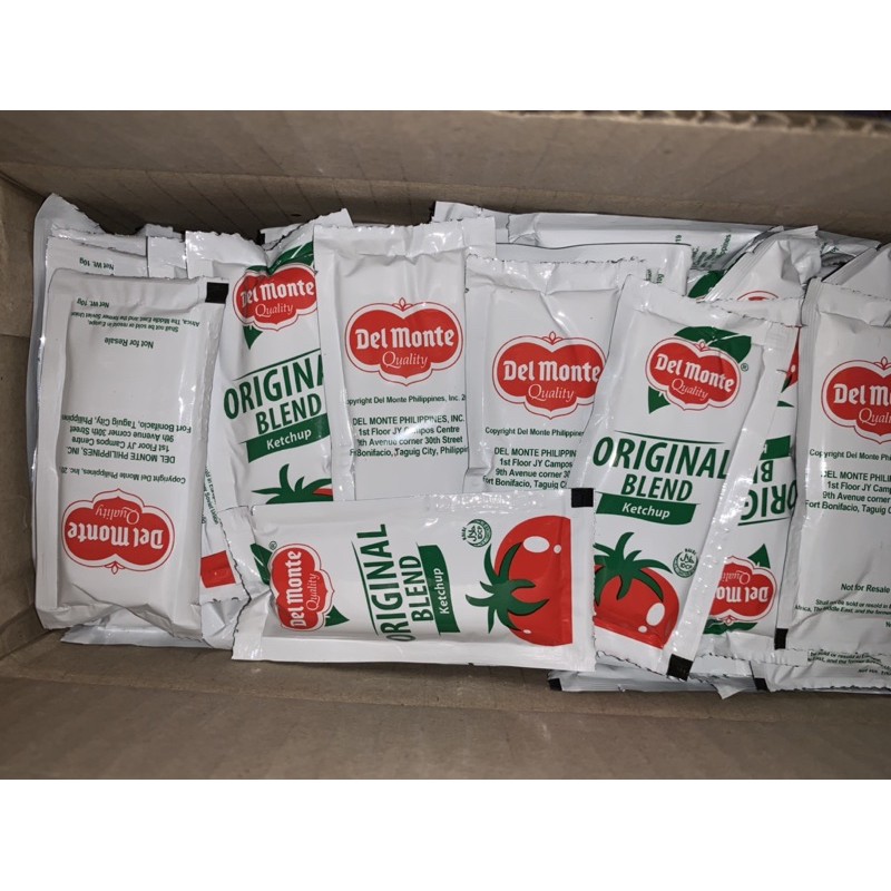 Del Monte Tomato Ketchup 10g sachet 200pcsexpiry December 2022 Lazada PH