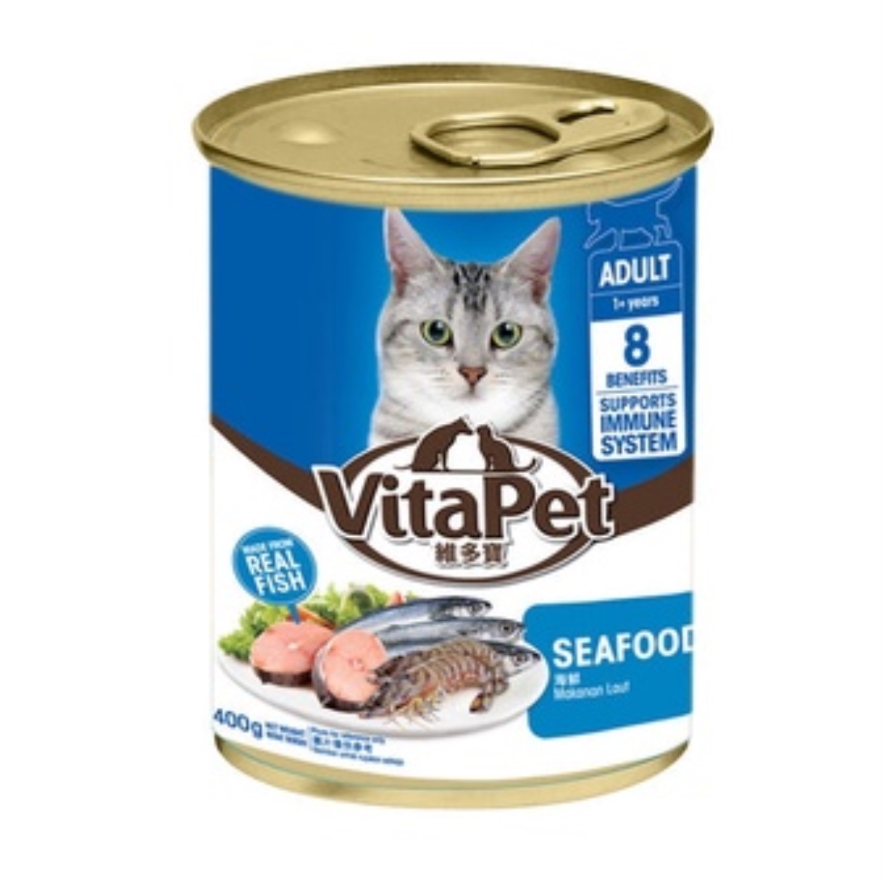 VitaPet Adult Cat Food in Can (400g) Lazada PH