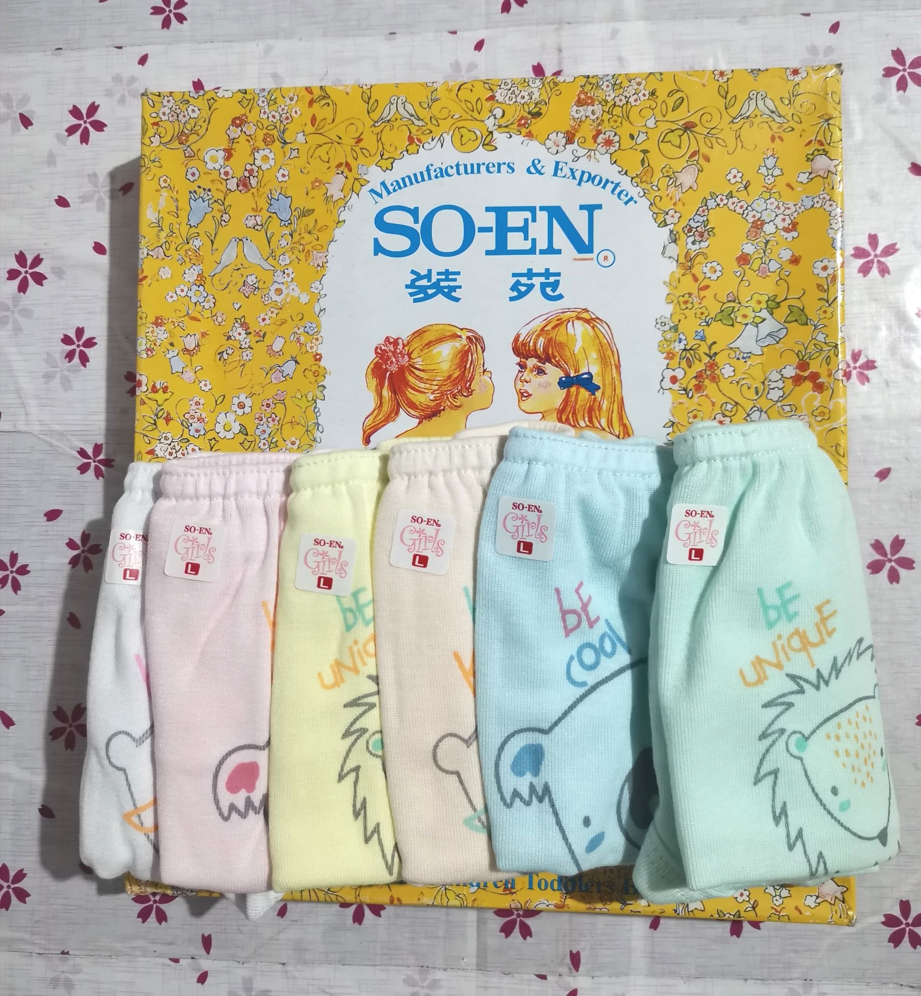 Original 6pcs CCP SOEN Panty For Kids Available All Size Random Design