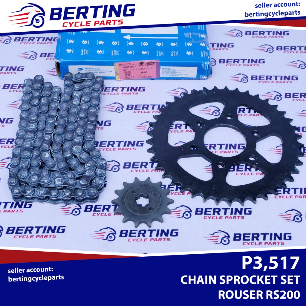 Rs200 chain sprocket deals price