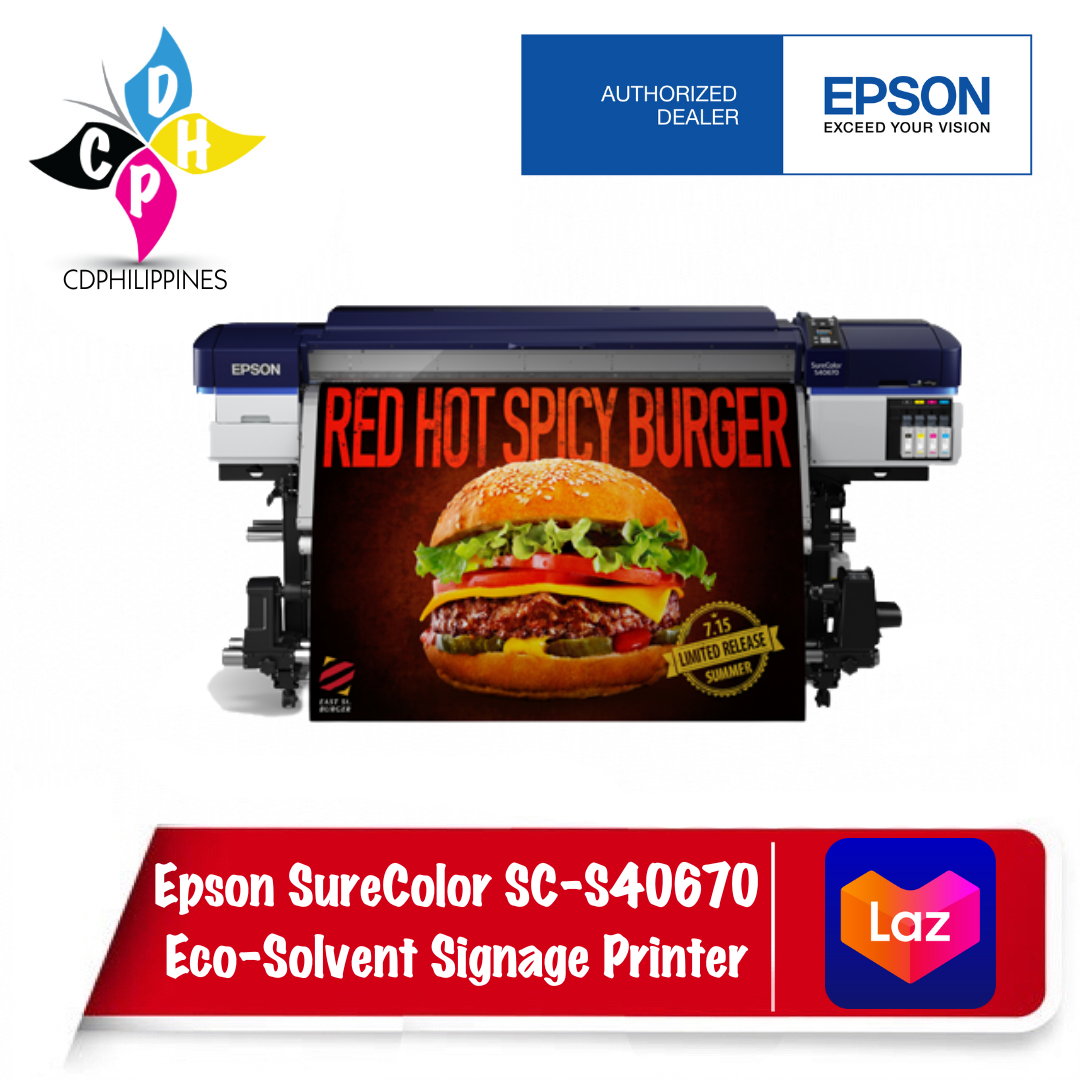 Epson Surecolor Sc S40670 Eco Solvent Signage Printer Lazada Ph 0019