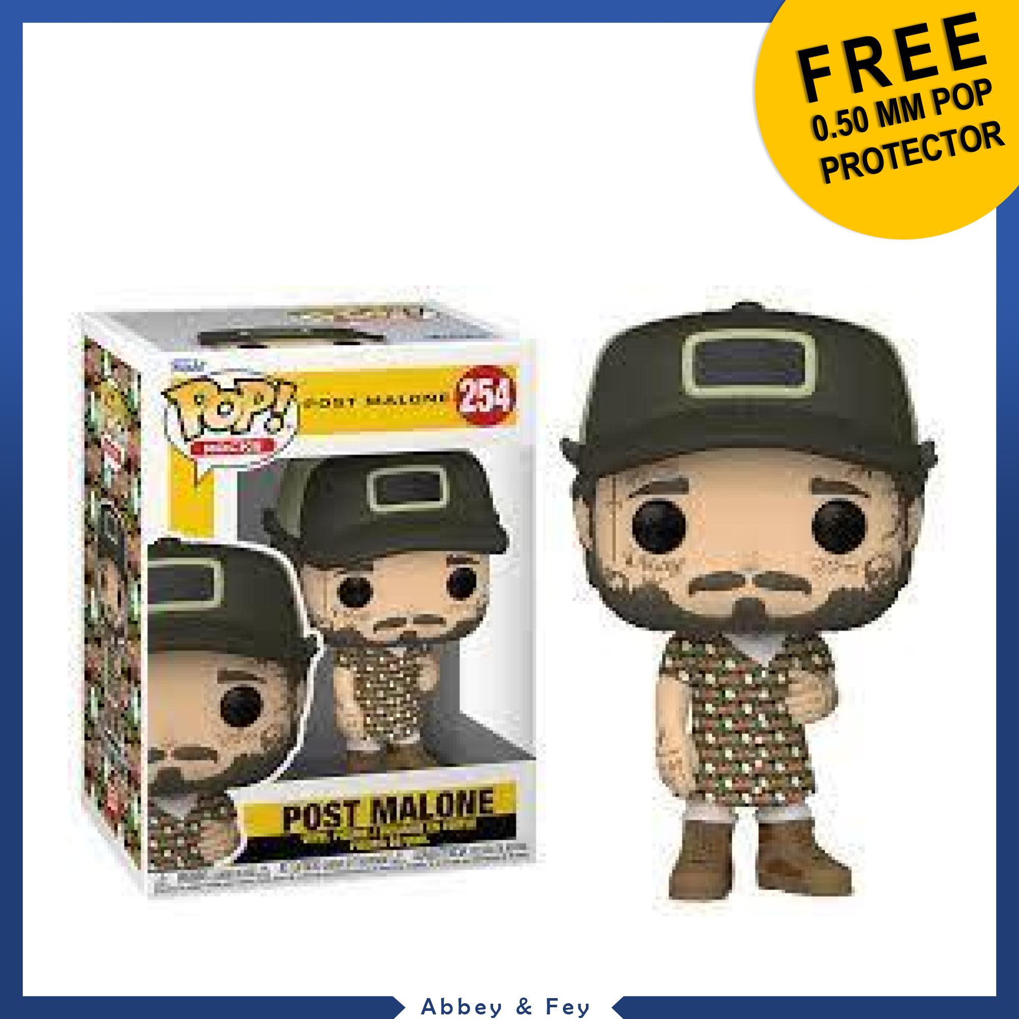 Funko Pop! Rocks Post Malone #254 Vinyl Figure – Includes Pop Protector Case, Collectible Music Series
